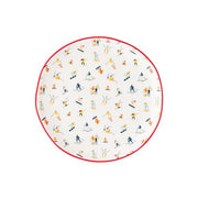 10 Strawberry Street Skiers / 6" / Traditional Appetizer Plates