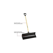 Union Tools Poly Snow Pusher by UnionTools – Plastic, Blue, Model 1602100