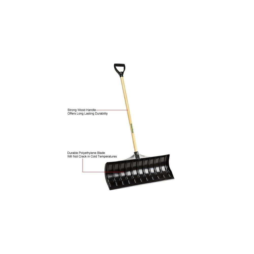 Union Tools Poly Snow Pusher by UnionTools – Plastic, Blue, Model 1602100