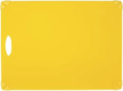 Kratos by Hubert Cutting Board Yellow with Non-Slip Grippers - 18" L x 24" W x 1/2 H