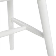 Wooden Spindle Back Dining Chairs Set of by Furnifact – Wood, White, Pack of 2