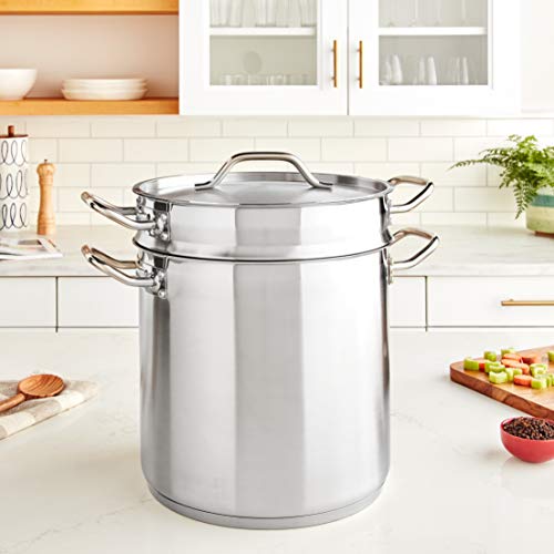 Winware 16.9 Quarts / Stainless Steel / 16.0 liters Steamers