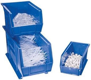 Akro-Mils 30290 Blue Stackable Bin, 12" High 18.38,