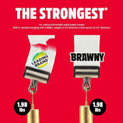 Brawny 6 (3X2) Double Rolls (76 Sheets Each) / White / 1 Paper Towels