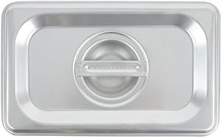 Royal Industries Solid Ninth-Size Steam Table Pan, 6 7/8" L x 4 1/4" W, Stainless Steel, Commercial Grade - NSF Certified