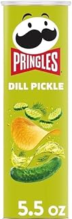 Pringles Potato Chips - 4 cans (Dill Pickle 5.5oz)