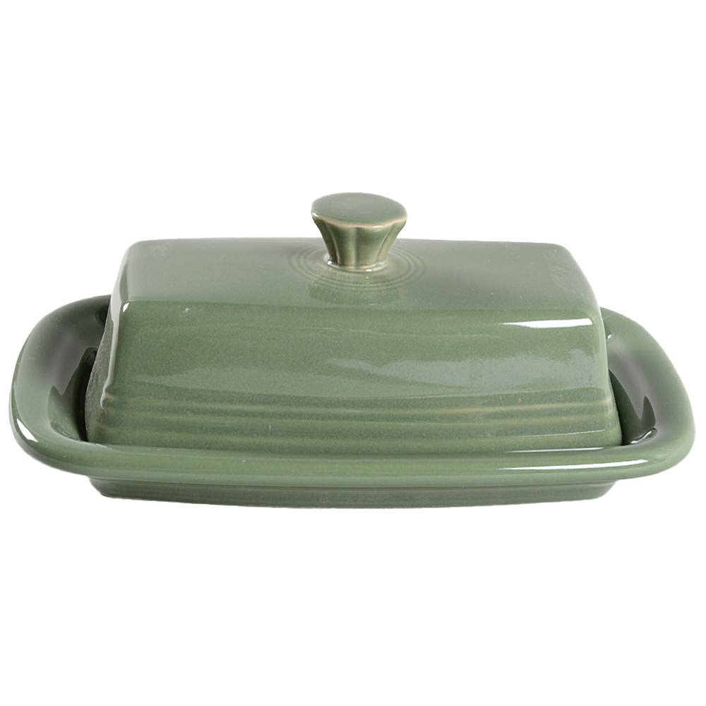 Extra Large Butter by Homer Laughlin – Ceramic, Sage, Pack of 2, Model 1431340