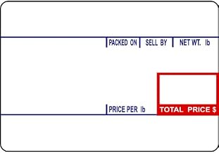 Cardinal Detecto Label, DL1030 Series, 58mm x 40mm, 700/roll, 12 Rolls/ 1 Case