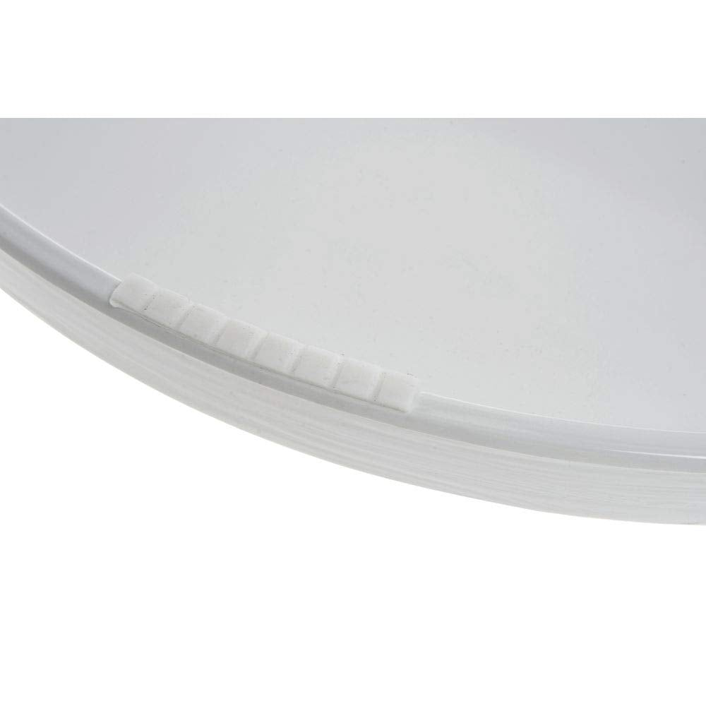 Cerve Collection White Melamine Replacement Top for Round Riser - 11 1/5"Dia by HUBERT – Large, Melamine, White, Model 41737