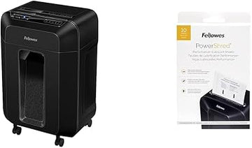 Fellowes AutoMax 100MA Micro-Cut Shredder Bundle with Lubricant Sheets