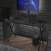 Flash Furniture 23.8L x 45.8W inches / Black / Classic Computers & Accessories