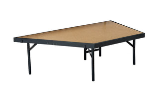 NPS Stage Pies by National Public Seating – Alloy Steel, Black, Model SP3616HB
