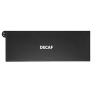 Airpot Wrap with"Decaf" Imprint - 7 1/2"H by HUBERT – Plastic, Black, Model DWRAPS-BLACK