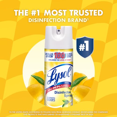 Lysol Early Morning Breeze / 12.5 Ounce (Pack of 12) / 12 Disinfectant Sprays & Liquids