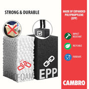 Cambro Pack of 1 / Food Carrier / Black Food & Dish Transport