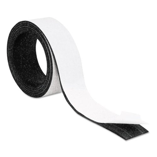 1"x4' Adhesive Magnetic Tape - 4 ft Length x 1" Width - Black - For Picture by MasterVision – black, Model UN0912NUFM2020UN0912NU