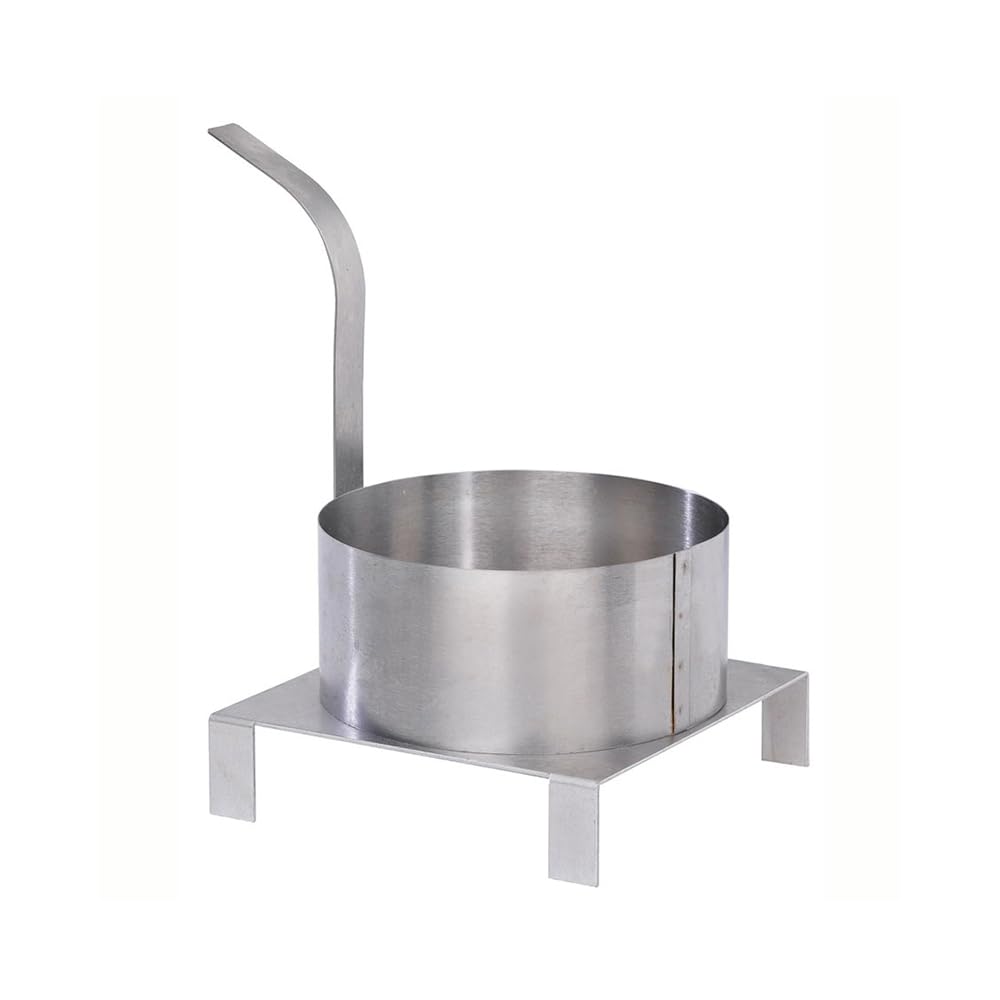 Gold Medal 8" Funnel Cake Mold Ring by Generic – 8 inches, Metal, Silver, Model 5108