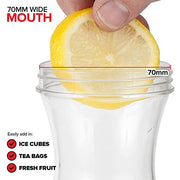 Stock Your Home Set of 4 / Clear / Modern Carafes