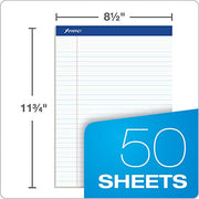 Ampad 12 / 8-1/2 x 11-3/4 / White Letter & Legal Ruled Pads