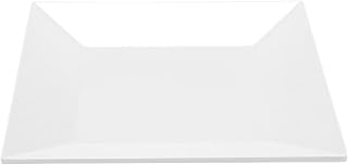 G.E.T. ML-103-W 8" White Square Plate, Break Resistant, Siciliano (Qty,1)