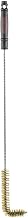 Chef Master Steel L-Shaped Fryer Brush with Black Handle - 27"L