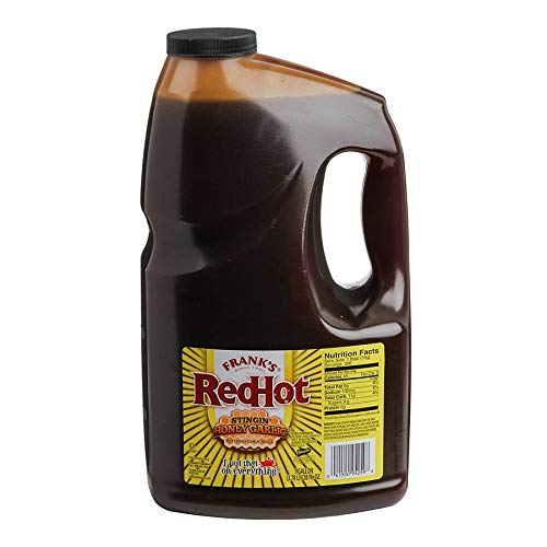 Red Hot Stinging Honey Garlic Sauce 1 Gal (2 Pack) by Frank's – 1 Gallon (Pack of 2), Pack of 2