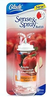 Glade Sense & Spray Refills, Apple Cinnamon 0.43 Once Pack of 4