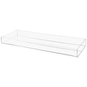 Countertop Retail Display Trays - 24 x by Retail Resource – Transparent, Pack of 24, Model 1223