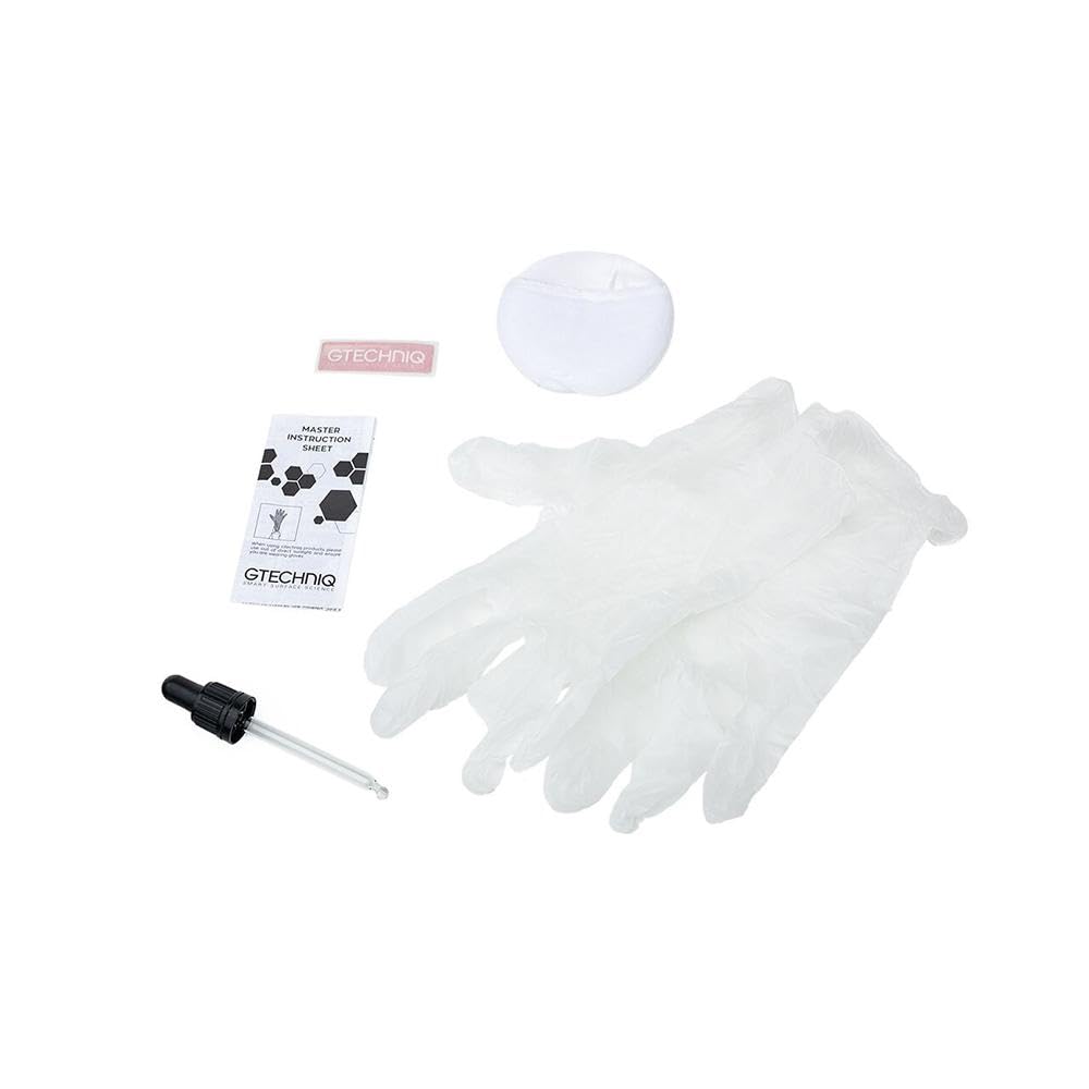 Gtechniq CSL Ceramic Coating 50 ml No Soak Coating Applicator Kit Bundle by The Rag Company – 50mL, Pack of 2, Model TRC-1328