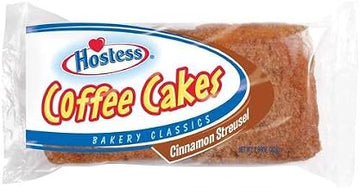 Hostess Cinnamon Streusel Coffee Cake, 2.89 Ounce -- 48 per case.