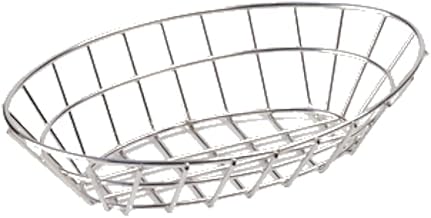 G.E.T. 4-82144 Grid Basket, Stainless Steel, 9-3/4" x 6-1/4" x 2-1/4", Oval, Case of 24