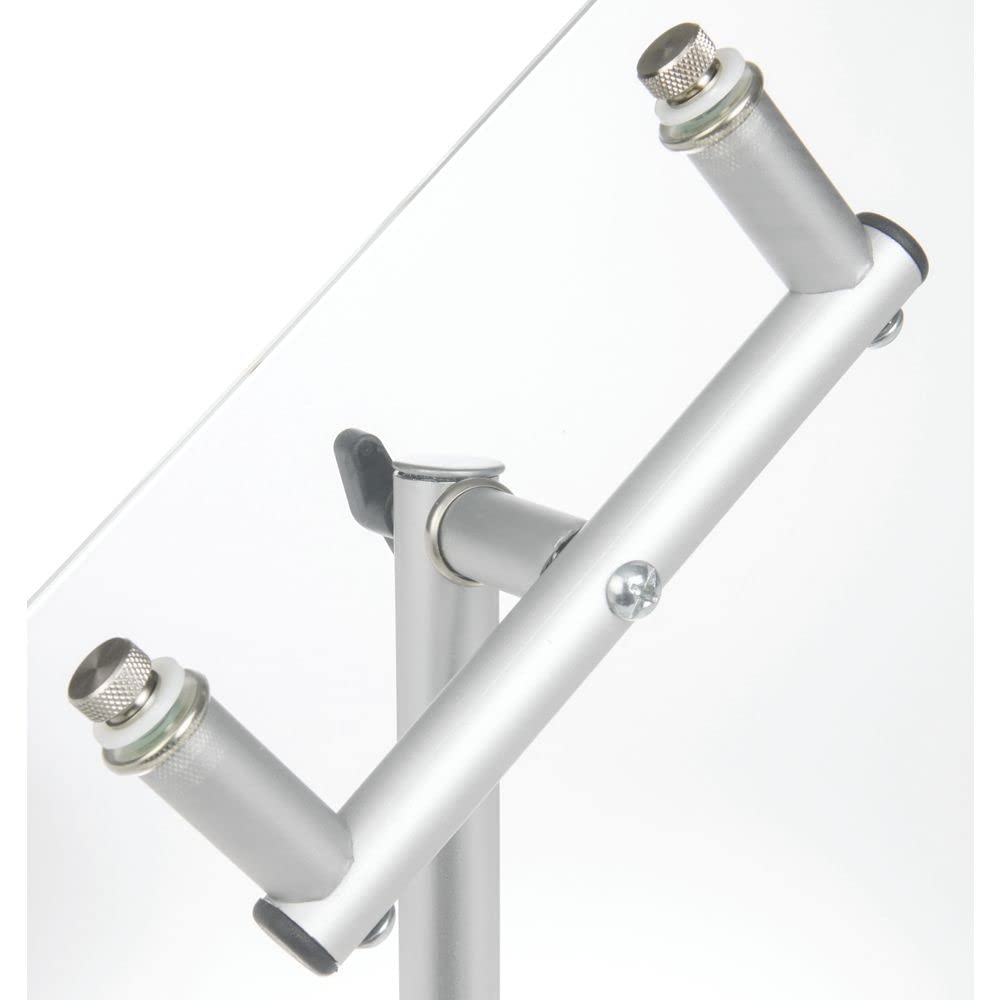 Adjustable Sneezeguard - 34.75"L by HUBERT – Tempered Glass, Model HU1022-35-39