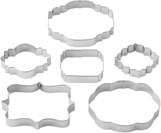 Wilton Fondant and Gum Paste Plaque Cut-Outs, 6-Piece