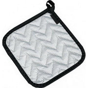 Silicone Pot Holder by San Jamar – Cotton/Silicone, Silver, Model 802SPH
