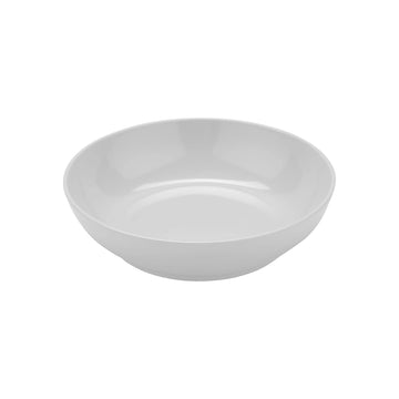 1.3 qt. 8.5" White Break Resistant Round Bowl by GET – 1.3 quarts, Melamine, White, Pack of 12, Model CS-6106-W
