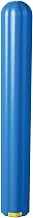 Eagle Bollard Covers for 6 Inch Poles - 56" Tall Bollard Post Sleeve | Durable Fluted HDPE Plastic - Trimmable Blue Bollard Post Sleeve for Parking Lots, Warehouses, and Loading Docks, 1730BL
