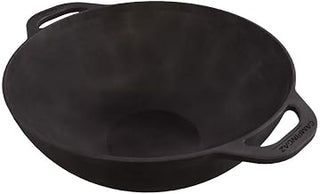 Campingaz 2000036961 CM Mandarin Gas BBQs with Culinary Modular System, Non-Stick cast Iron pan with Handles, Ø 32 cm, Height 12 cm, Wok, Grill Accessories for Asian Vegetable Dishes, Grey