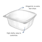 KODA CUP 64oz / Clear / 64.0 fluid_ounces Clamshell Take Out Containers