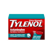 Tylenol 100 Count / Red / 100 Acetaminophen