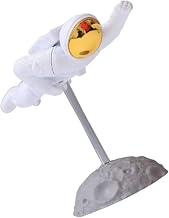 Astronaut Desk Ornament Resin Statue for Desktop Decoration Golden | Creative Spaceman Figure, Fine Workmanship and Stable Placement, Unique Texture Feeling for Desktop Scene Layout