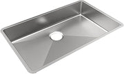 Elkay ECTRUAD281755 Crosstown 18 Gauge Stainless Steel 29-1/2" x 18-1/2" x 5-1/2" Single Bowl Undermount Sink