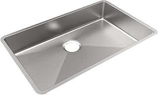 Elkay ECTRUAD281755 Crosstown 18 Gauge Stainless Steel 29-1/2" x 18-1/2" x 5-1/2" Single Bowl Undermount Sink