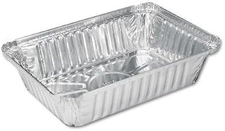HFA 2062-30-500 36 Oz. Oblong Aluminum Food Pan - 500 / CS