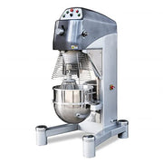 80-QT HEAVY-DUTY BAKING MIXER WITH GUARD AND TIMER by Omcan – 80.0 quarts, Stainless Steel, Silver, Model 44391