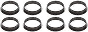 Silikomart "Tarte Ring 70" Heat-Resistant Perforated Plastic Cutting Ring 2.75 Inch Diameter - 8 Pieces