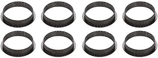 Silikomart "Tarte Ring 70" Heat-Resistant Perforated Plastic Cutting Ring 2.75 Inch Diameter - 8 Pieces