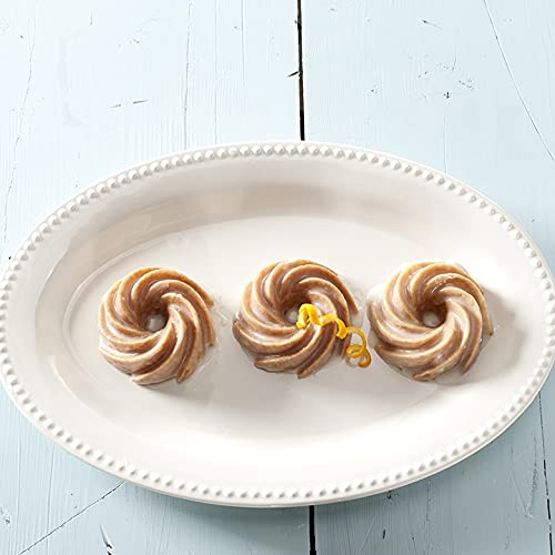 Heritage Cake Pan by Nordic Ware – 4 Cup (Single), 4.0 cups, Aluminum, Silver, Model 88037
