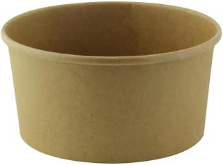 PacknWood 210PCW750K 5.9 Dia. x 2.4 in. 24 oz Buckaty Kraft to Go Container - 360 Piece