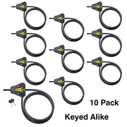 Master Lock 10 Pack / Contemporary / 1 Cables & Chains