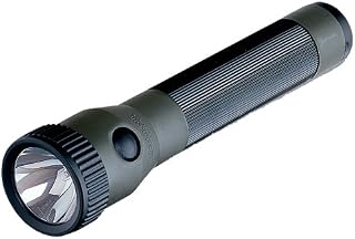 Streamlight 76315 PolyStinger Flashlight with AC/DC Fast Charge Piggyback Holder, Olive Drab